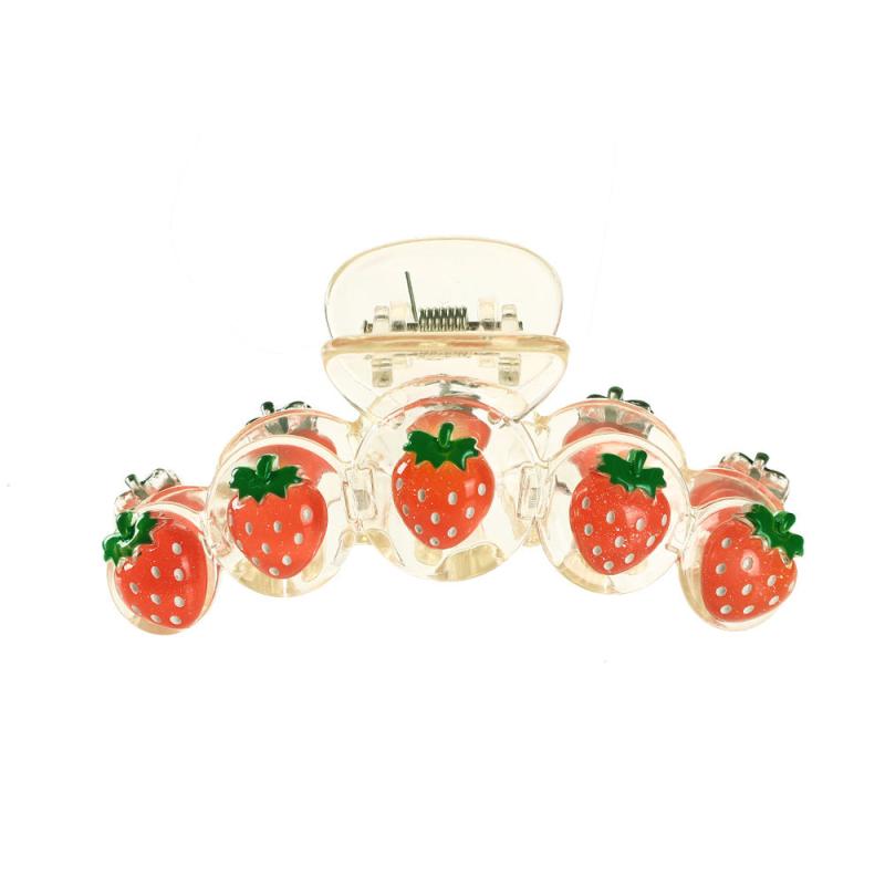 Fruit Pattern Large Hair Claw Acrylic Hair Accessories