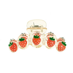 Fruit Pattern Large Hair Claw Acrylic Hair Accessories