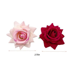 Bohemian Rose Flower Hairpin Brooch Hair Styling Accessories for Women Girls