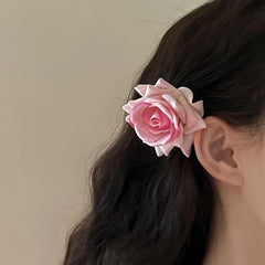 Bohemian Rose Flower Hairpin Brooch Hair Styling Accessories for Women Girls