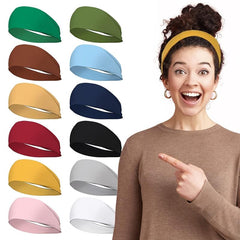Soft Fabric Hair Bands Elastic Sweat Band Boho Headbands