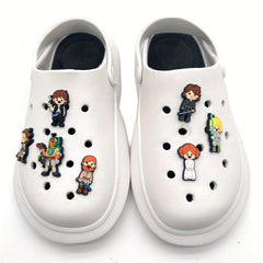 25pcs PVC Cartoon Shoe Charm Buckle Sandal Clogs Accessories