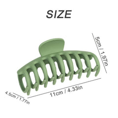 Matte Hair Claw Clips for All Hair Types