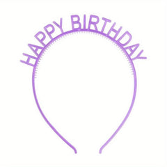 Birthday Luminous Headband Non slip Head Hoop Tiara Headdress