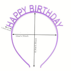 Birthday Luminous Headband Non slip Head Hoop Tiara Headdress