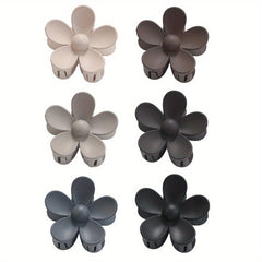 Floral Hair Claw Women's Solid Hair Accessories For Women