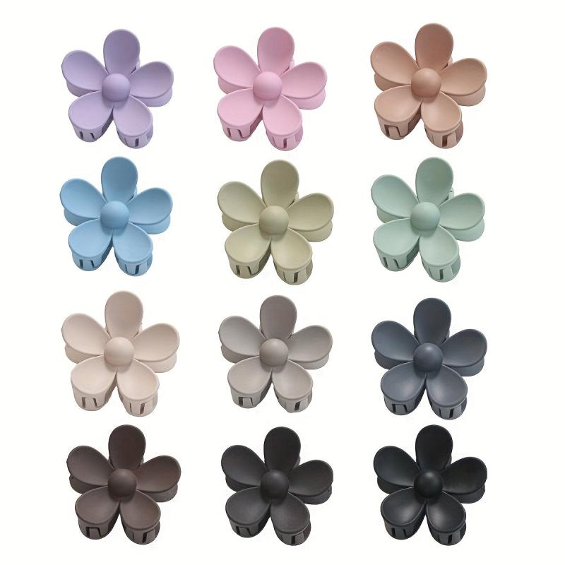 Floral Hair Claw Women's Solid Hair Accessories For Women