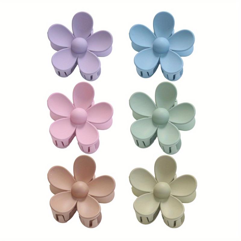 Floral Hair Claw Women's Solid Hair Accessories For Women