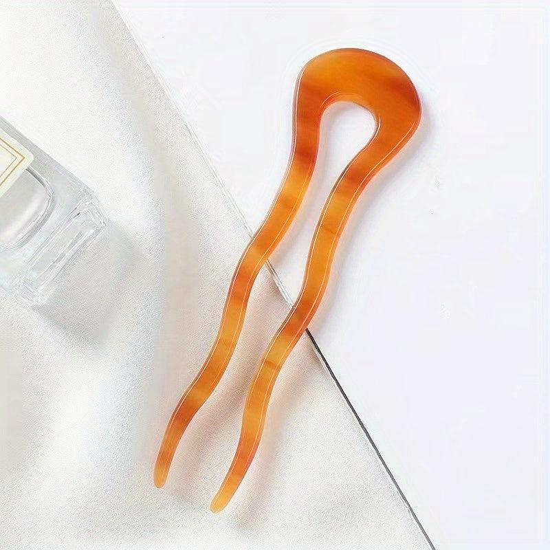 Multicolor Acetate Hairpin Braiding Hair Mother's Gift Women's Hairpin