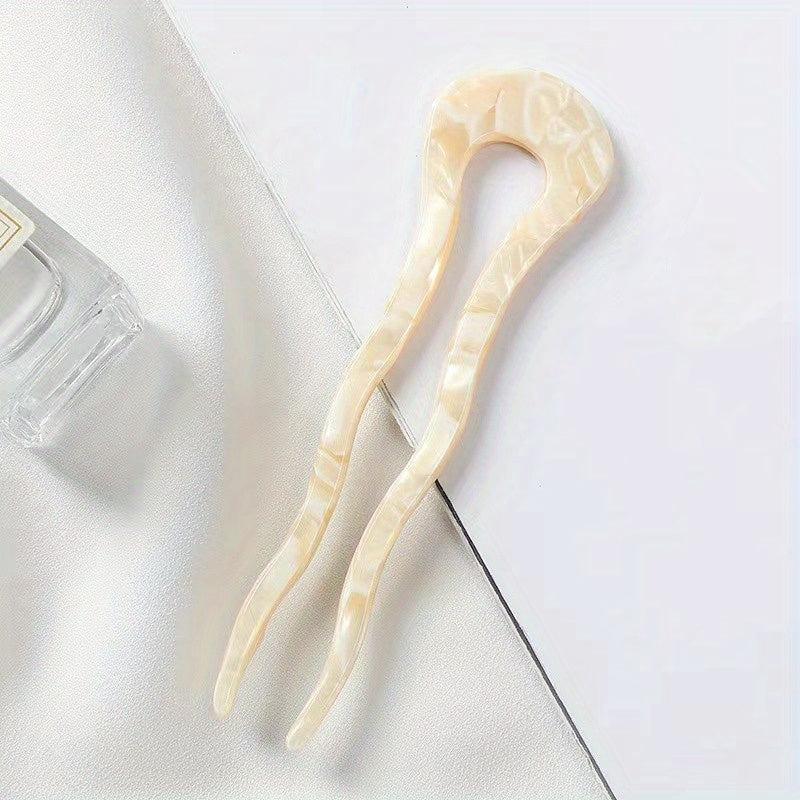 Multicolor Acetate Hairpin Braiding Hair Mother's Gift Women's Hairpin