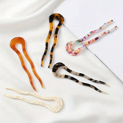 Multicolor Acetate Hairpin Braiding Hair Mother's Gift Women's Hairpin