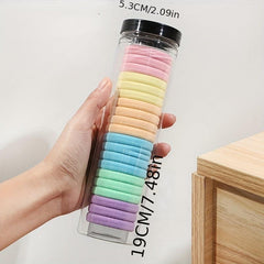 20pcs Thick Hair Elastics Ties Stretchy Rubber Bands Ponytail Holder