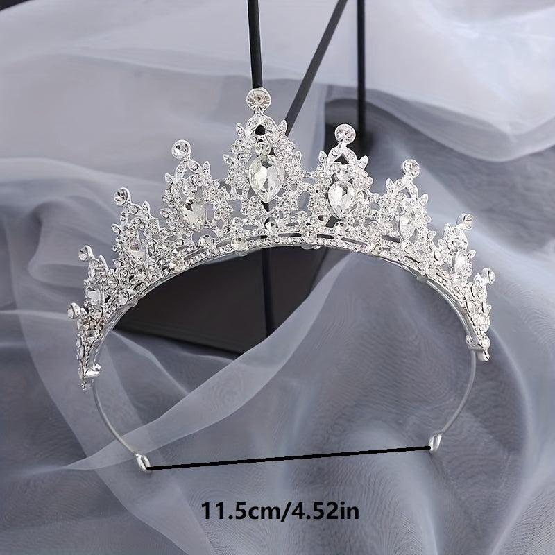Crystal Bridal Princess Crown Wedding Tiara Rhinestone Hair Band