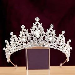 Crystal Bridal Princess Crown Wedding Tiara Rhinestone Hair Band