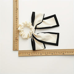 Satin Bow Scrunchies Hair Tie Ponytail Holder Hair Ring