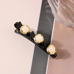 Braided Hair Clips Faux Pearl Hairpin Vintage Hair Accessories