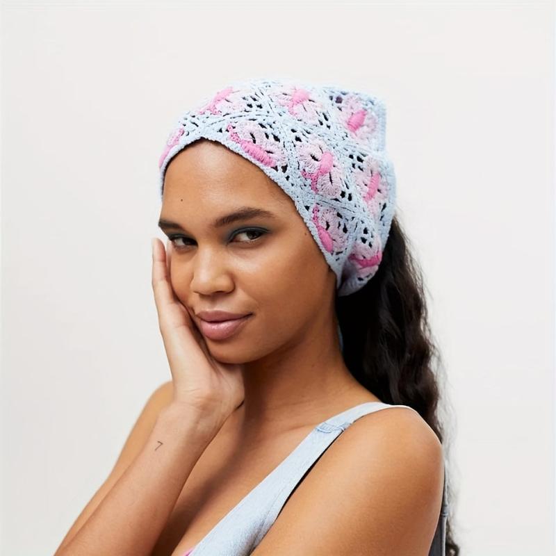 Boho Style Crochet Headscarf Knitted Hair Band