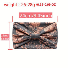 Boho Paisley Pattern Hair Band Elastic Sports Sweatband