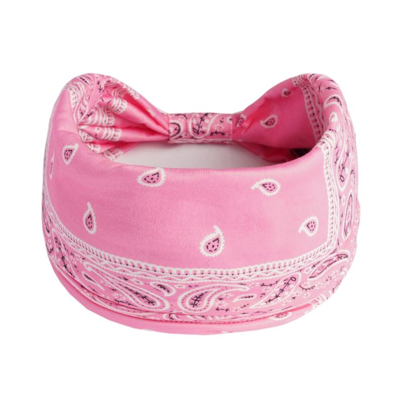 Boho Paisley Pattern Hair Band Elastic Sports Sweatband