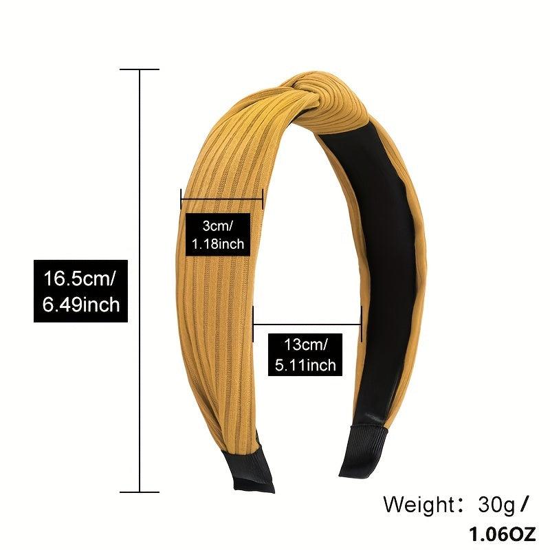 Wide Knotted Headband Yoga Hair Band Hair Accessories for Women Girls