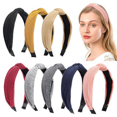 Wide Knotted Headband Yoga Hair Band Hair Accessories for Women Girls
