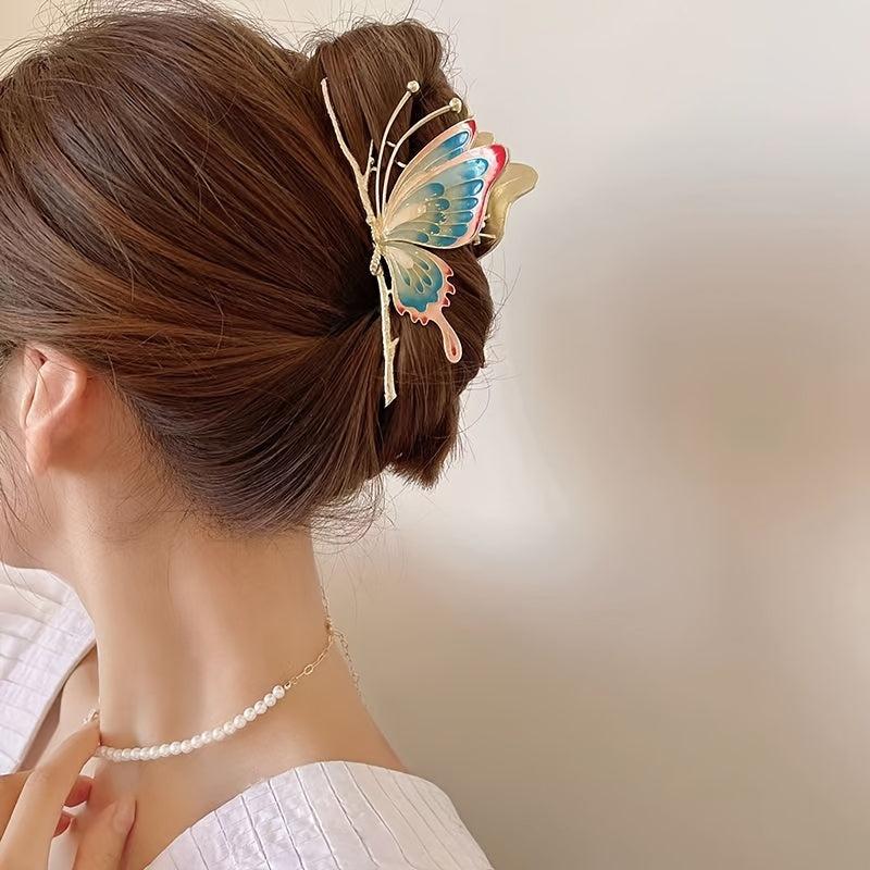 Metal Hair Claw Clips Strong Hold Grip Hair Jaw Clip Thick Hair Accessories