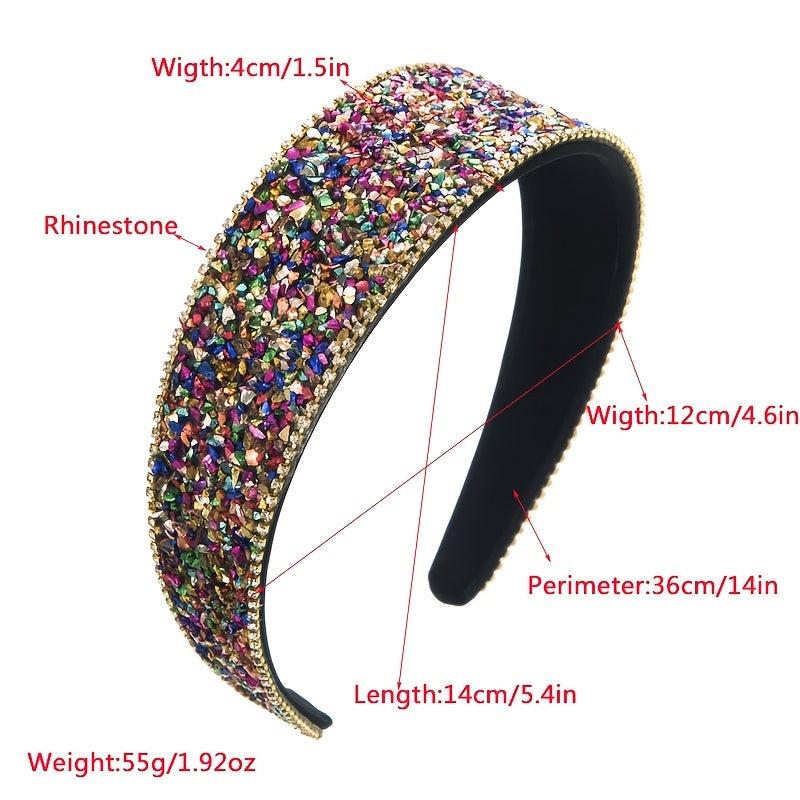 Bling Rhinestone Headbands Bridal Hair Hoop Wedding Accessories