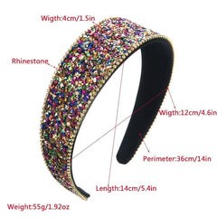 Bling Rhinestone Headbands Bridal Hair Hoop Wedding Accessories