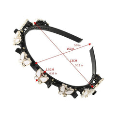 Double Layer Twist Plait Hair Bands With Clips for Women