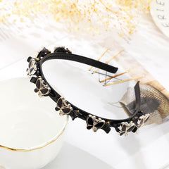 Double Layer Twist Plait Hair Bands With Clips for Women