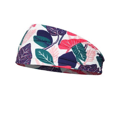 Colorful Leaf Butterfly Headband for Running Yoga Women