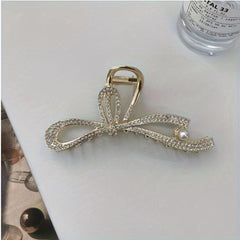 3pcs Rhinestone Butterfly Hair Claw for Women Girls