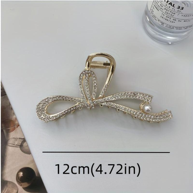 3pcs Rhinestone Butterfly Hair Claw for Women Girls