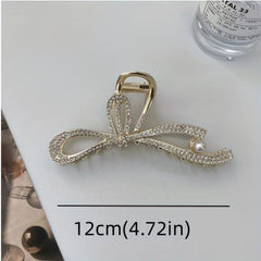 3pcs Rhinestone Butterfly Hair Claw for Women Girls