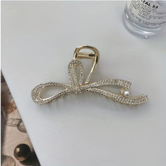 3pcs Rhinestone Butterfly Hair Claw for Women Girls