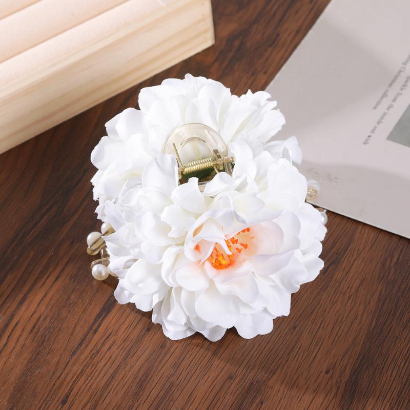 Bohemian Flower Hair Claw Clip Non Slip Strong Hold Grip Hair Jaw Clip