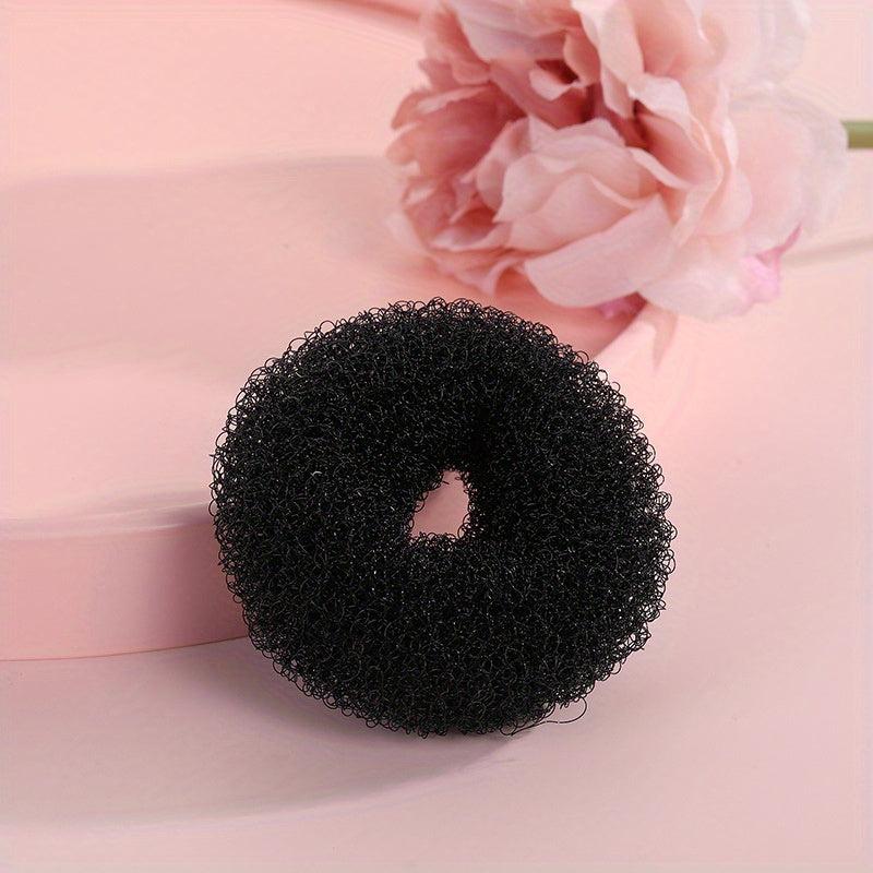 Bun Head Tie Donut Shape Hair Accessory for Short Thin Hair