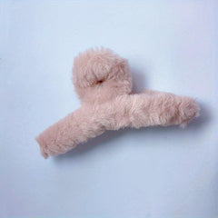 Plush Hair Claw Female Back Head Hair Claw Hair Accessories