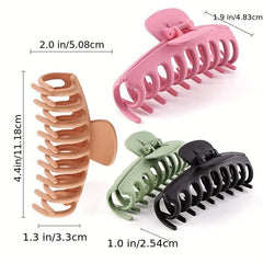 4pcs Hair Claw Set Hair Clip Hair Accessories