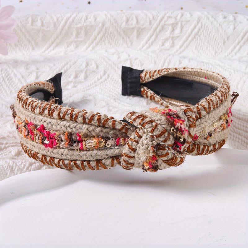 Glitter Sequin Headband Wide Headdress Women Girls