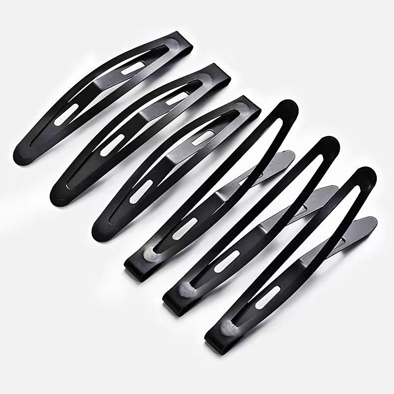 5pcs Snap Hair Clips All-match Barrettes Hairpins Classic