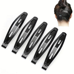 5pcs Snap Hair Clips All-match Barrettes Hairpins Classic