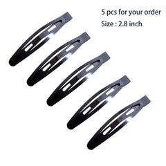 5pcs Snap Hair Clips All-match Barrettes Hairpins Classic