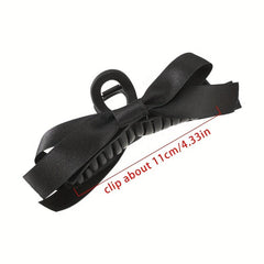 Bow Fabric Hair Claw Clip Non Slip Strong Hold Grip Hair Jaw Clip For Thick Hair
