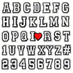 38pcs English Letters Shoe Charm Buckle Clogs Sandal Accessories