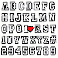 38pcs English Letters Shoe Charm Buckle Clogs Sandal Accessories