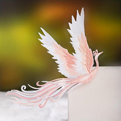 Phoenix Shape Embroidered Cloth Stickers DIY Decoration