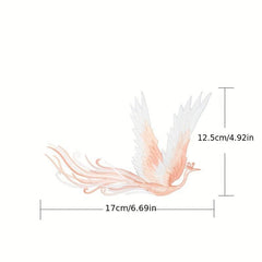 Phoenix Shape Embroidered Cloth Stickers DIY Decoration