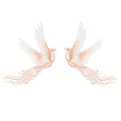 Phoenix Shape Embroidered Cloth Stickers DIY Decoration
