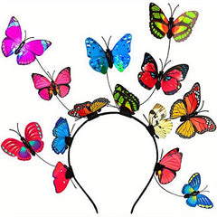 Butterfly Headband Hair Band for Party Cosplay Costume